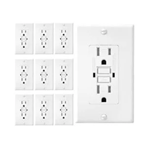 GFCI Receptáculo de salida blanca salida GFCI resistente_1