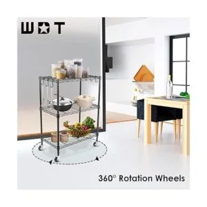 WDT Estantes de almacenamiento de 3 niveles estantes de_3