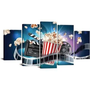 VANSEEING Lienzo de 5 paneles para hacer películas de_1