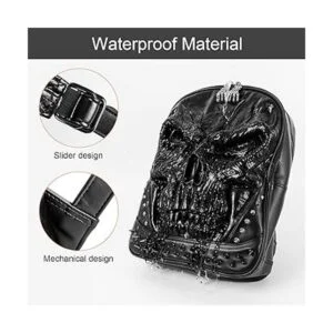 Mochila 3D Calavera negra B L_6