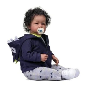 iCradle Muñecas de bebé Reborn negras birraciales_4