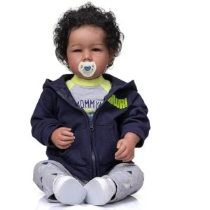 iCradle Muñecas de bebé Reborn negras birraciales_1