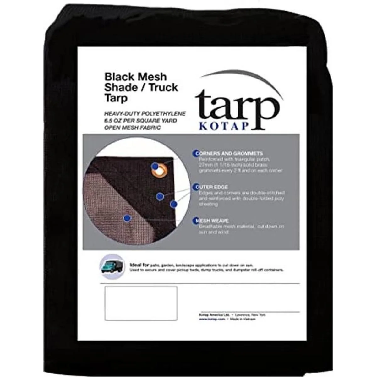 Kotap MESH0818 Mesh 6.5 onzas cuadradaslona de camión_1