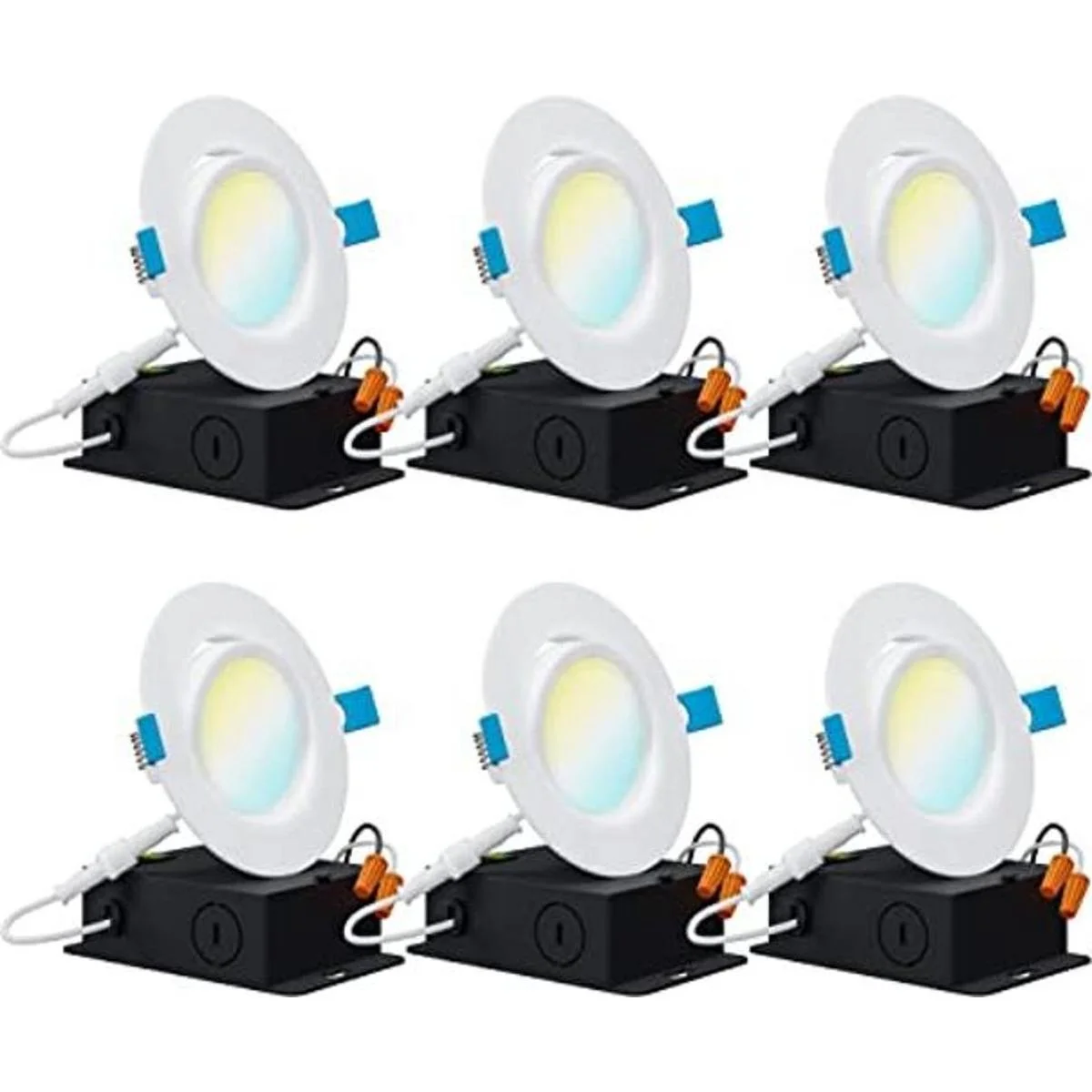 Sunco Lighting Luces LED empotradas sin lata de 4 pulgadas_1