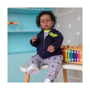 iCradle Muñecas de bebé Reborn negras birraciales_5