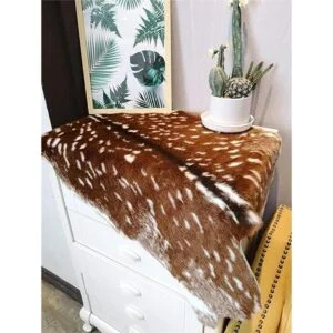 Alfombra de piel de vaca sintética para el hogar sala de_3