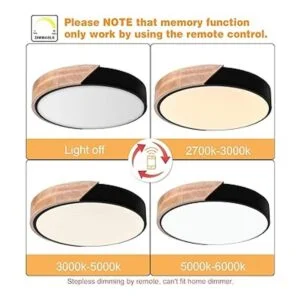 EDISLIVE Lámpara de techo regulable de 11 pulgadas_5