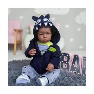 iCradle Muñecas de bebé Reborn negras birraciales_3