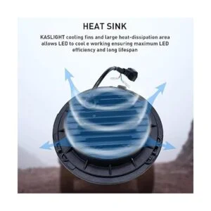 KASLIGHT H6024 Faros delanteros LED redondos de 7_3
