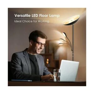 BoostArea Lámpara de pie LED de 20 W2000 LM lámpara de_3