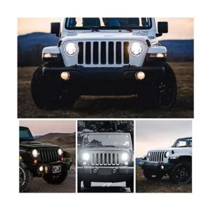 KASLIGHT H6024 Faros delanteros LED redondos de 7_7