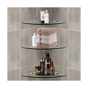 Paquete de 4 estantes de cristal templado de 0.315 in de_2