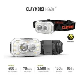 Claymore HEADY Linterna frontal recargable linterna de_2