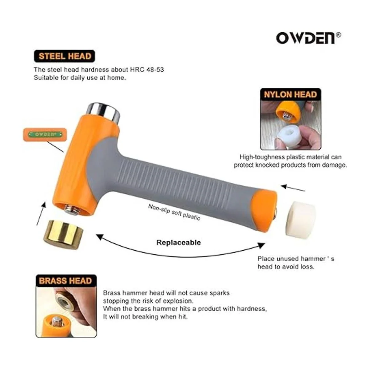 OWDEN Sellos de metal para hacer joyas juego de punzón de_3