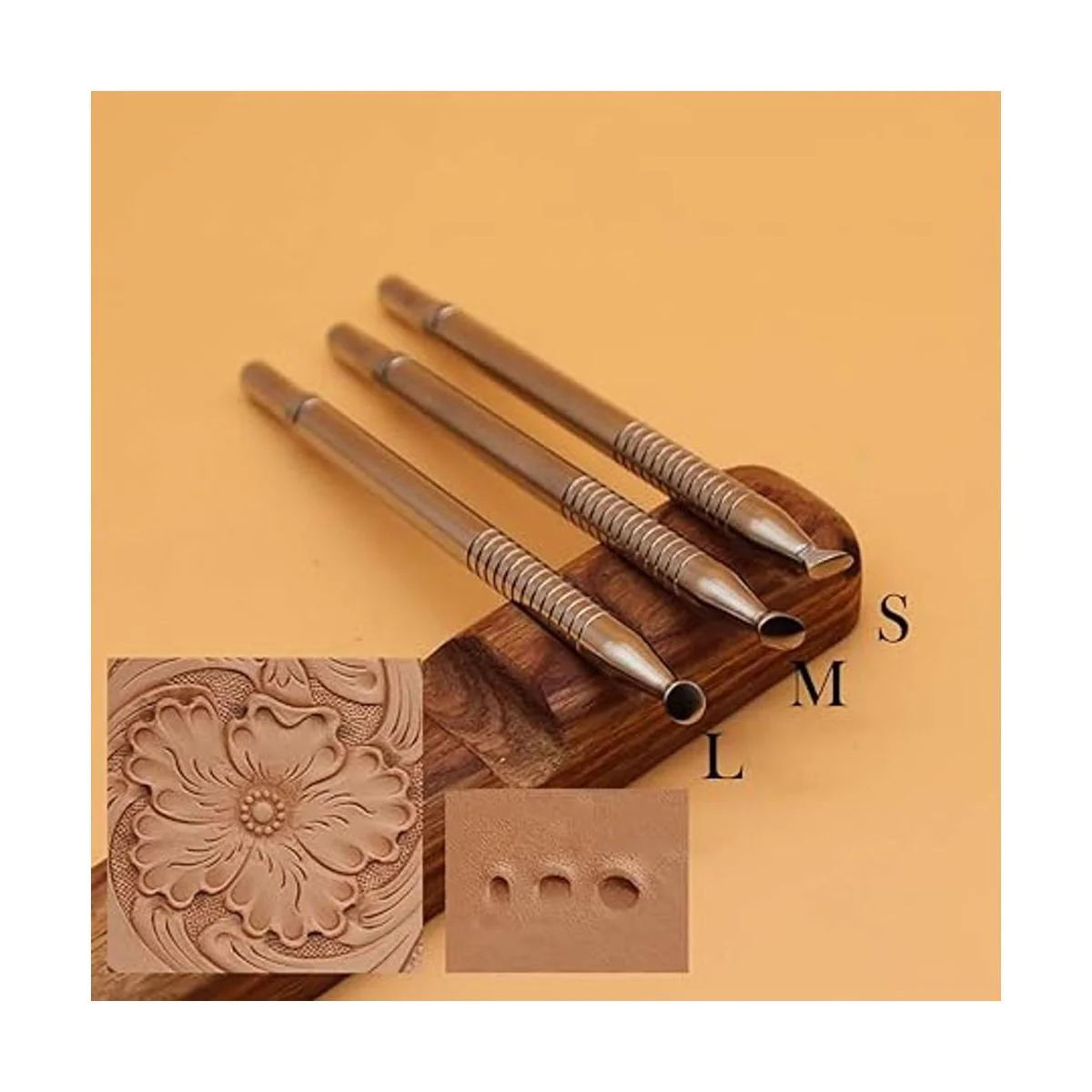 Herramientas de sello de cuero de acero inoxidable 304_2