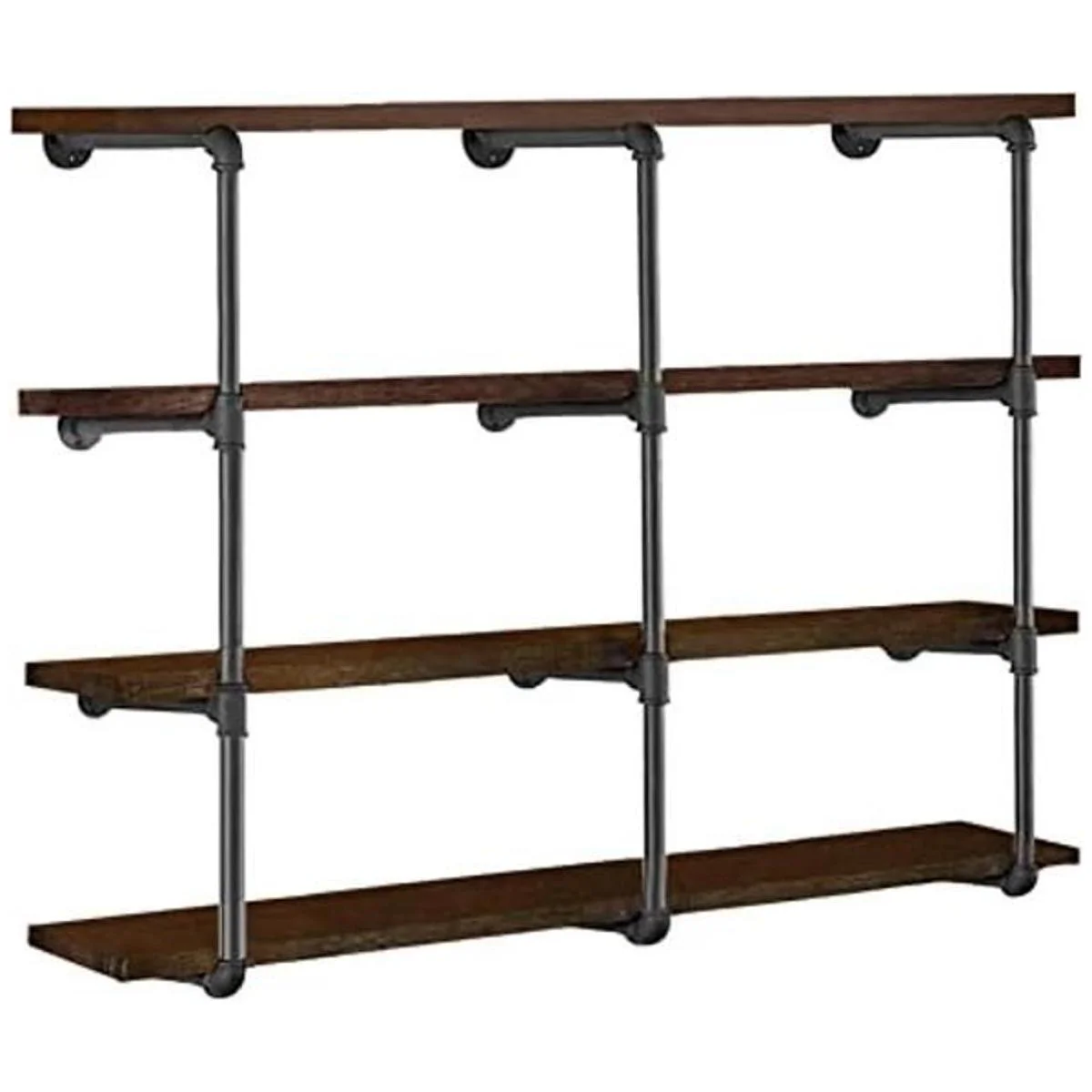 HITOMEN 3 estantes de hierro industriales 42 pulgadas de_1