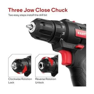 Eastvolt Kit de taladro eléctrico inalámbrico máximo de 20_3