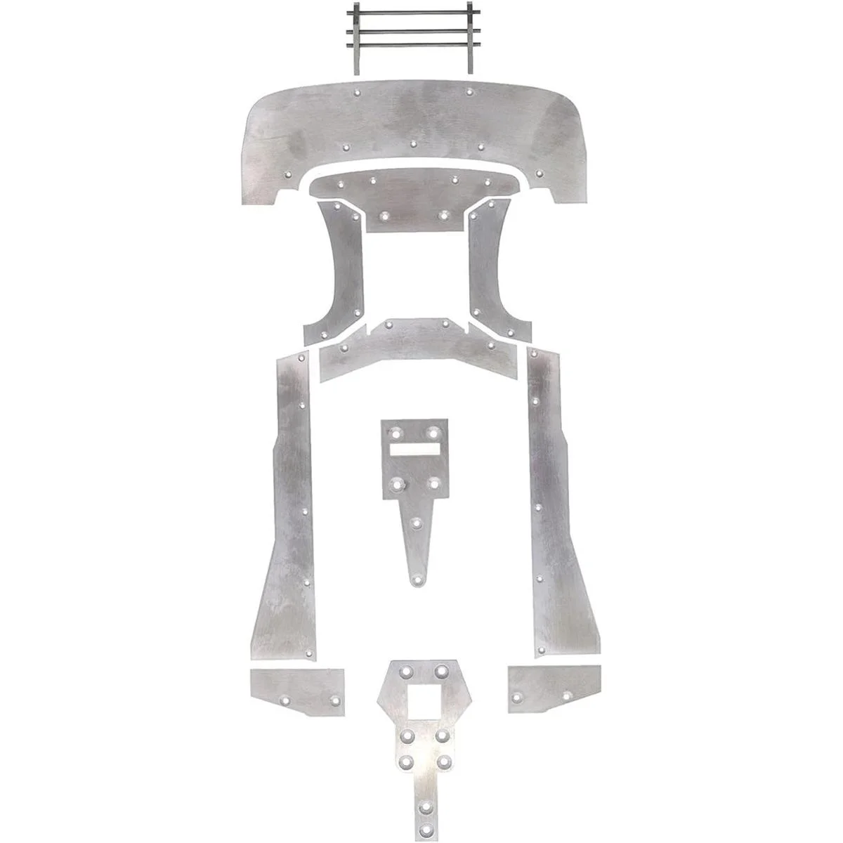 XHSESA RC Chasis Armors SetAleación de aluminio Chasis_1