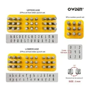 OWDEN Sellos de metal para hacer joyas juego de punzón de_2