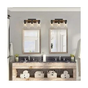 DUJAHMLAND Lámpara de tocador de granja luz de pared de_5