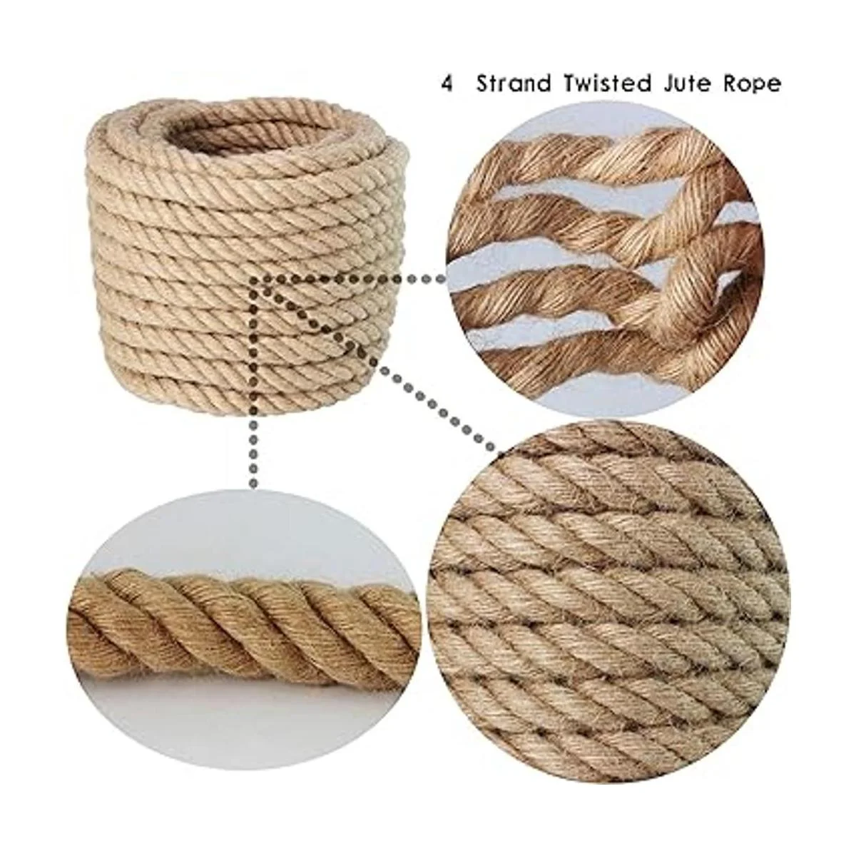 Cuerda de manila 1 pulgada x 100 pies cuerda de yute_3