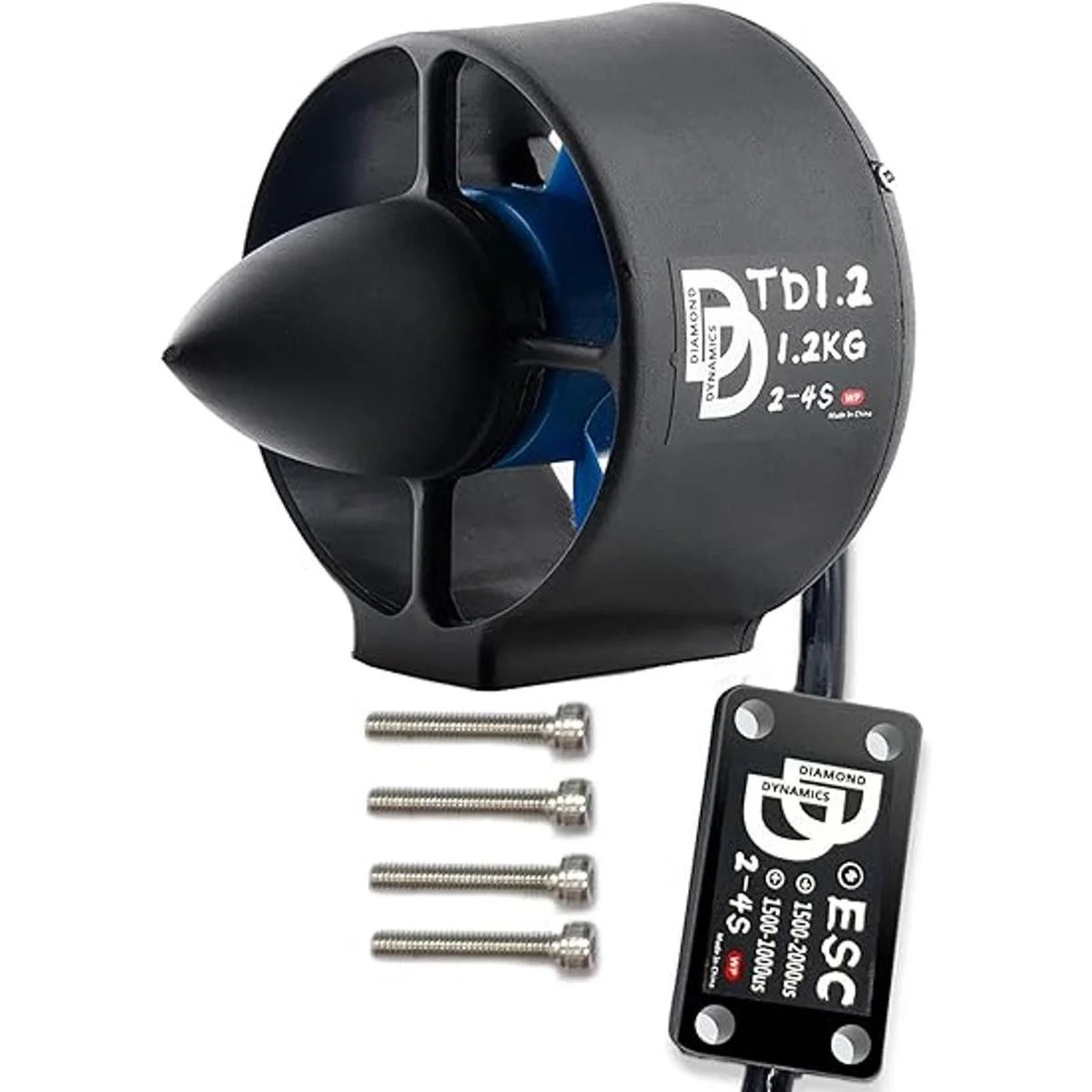 Thruster subacuático de 2.6 lbs de empuje de 12 V sin_1