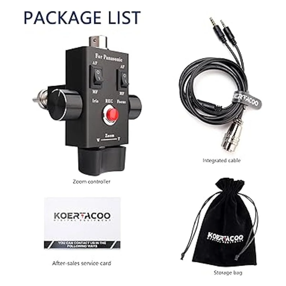 KOERTACOO Controlador de zoom de videocámara control_7