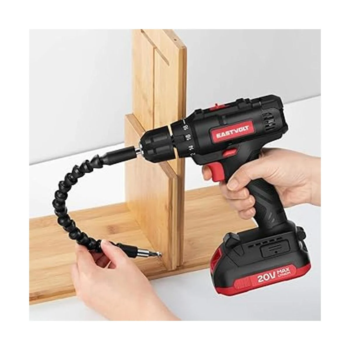 Eastvolt Kit de taladro eléctrico inalámbrico máximo de 20_7