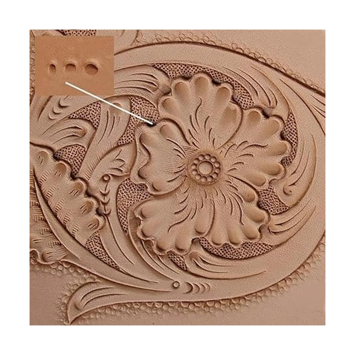 Herramientas de sello de cuero de acero inoxidable 304_5