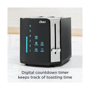 Oster Tostadora de 2 rebanadas con tecnología Easy Touch y_3