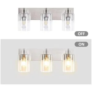 KW73013 Accesorios de tocador de baño de 3 luces moderno_5