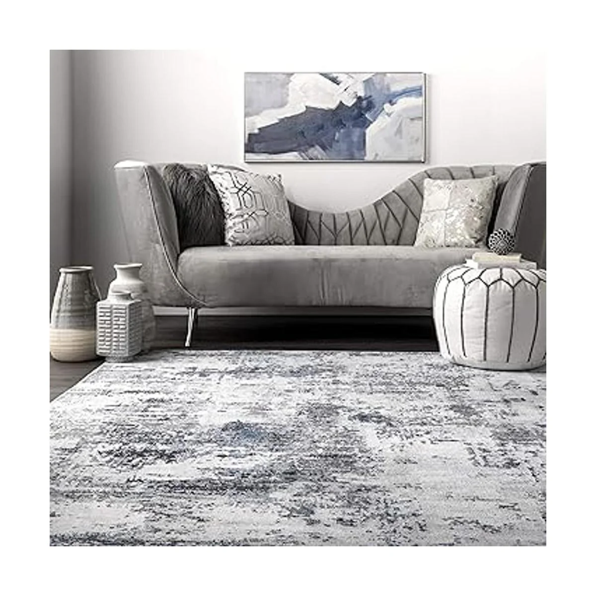 nuLOOM Dali Alfombra de área de diseño abstracto moderno_3