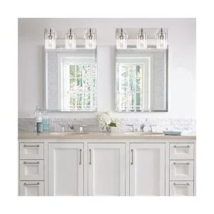 KW73013 Accesorios de tocador de baño de 3 luces moderno_3