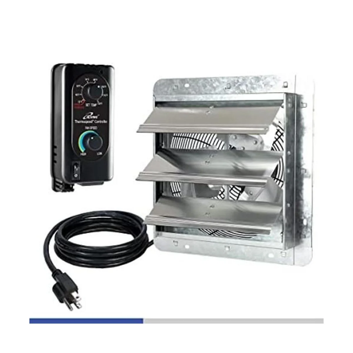 iLIVING Ventilador de escape de obturador montado en la_1