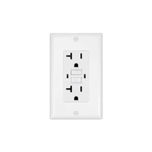 GFCI Receptáculo de salida blanca resistente a la_2