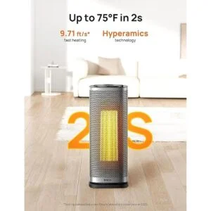 Dreo Calentadores para interior portátil silencioso_3
