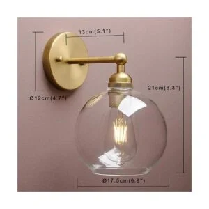 Yosoan 1 lámpara de pared lámpara de tocador de baño_2