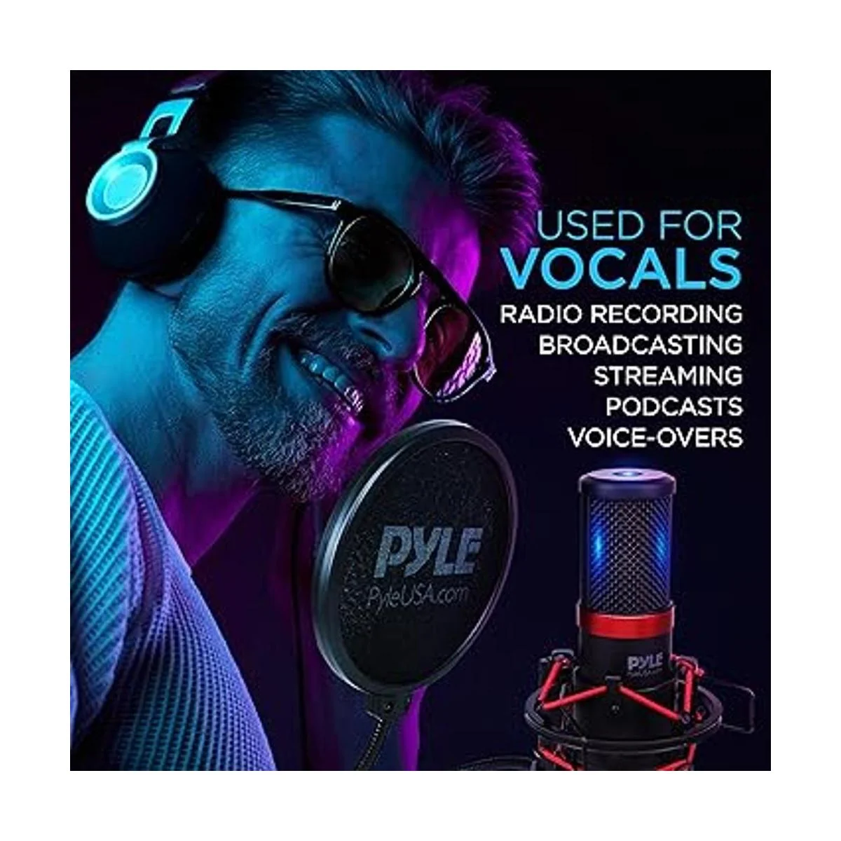 Kit de grabación de podcast de micrófono USB micrófono de_5