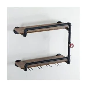 BOTAOYIYI Estante para vino montado en la pared de 2_6