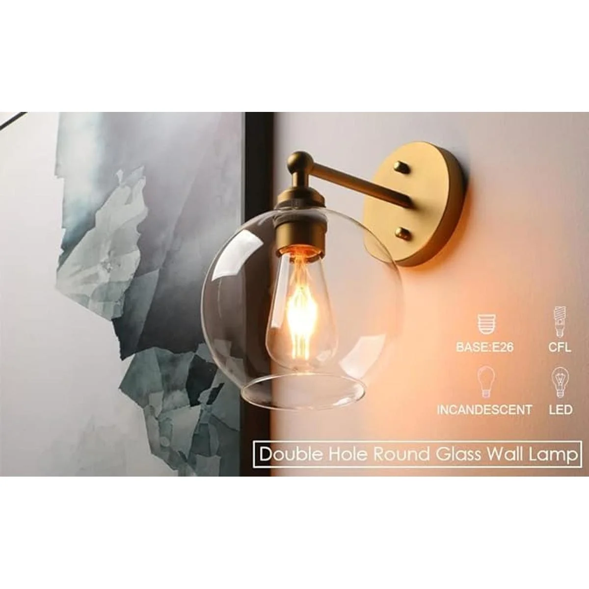 Yosoan 1 lámpara de pared lámpara de tocador de baño_4