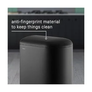 happimess HPM1009B Roland Negro Mini Bote de basura_6