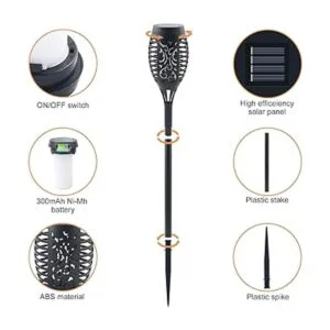 Permande Paquete de 16 luces solares mejoradas para_3