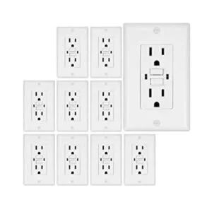 GFCI Receptáculo de salida blanca resistente a la_1