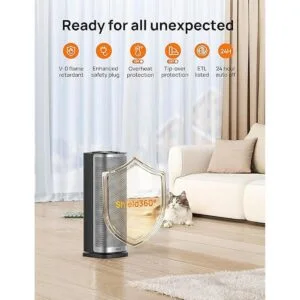 Dreo Calentadores para interior portátil silencioso_4