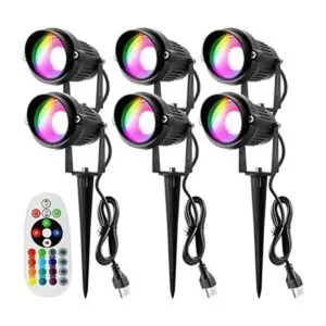 Luces de paisaje 10 W RGBW que cambian de color RGB y_1