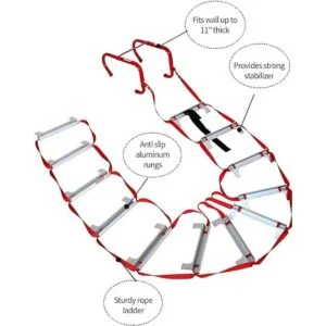 WINSENSE Escalera retráctil de escape de fuego 2 casas 15_5
