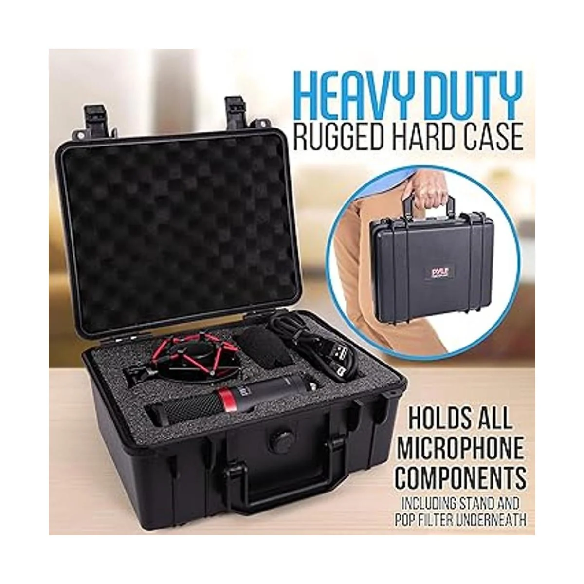 Kit de grabación de podcast de micrófono USB micrófono de_2