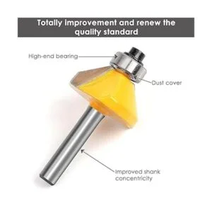 KOWOOD Juego de 40 brocas de enrutador vástago de 14_3