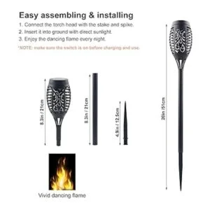 Permande Paquete de 16 luces solares mejoradas para_2