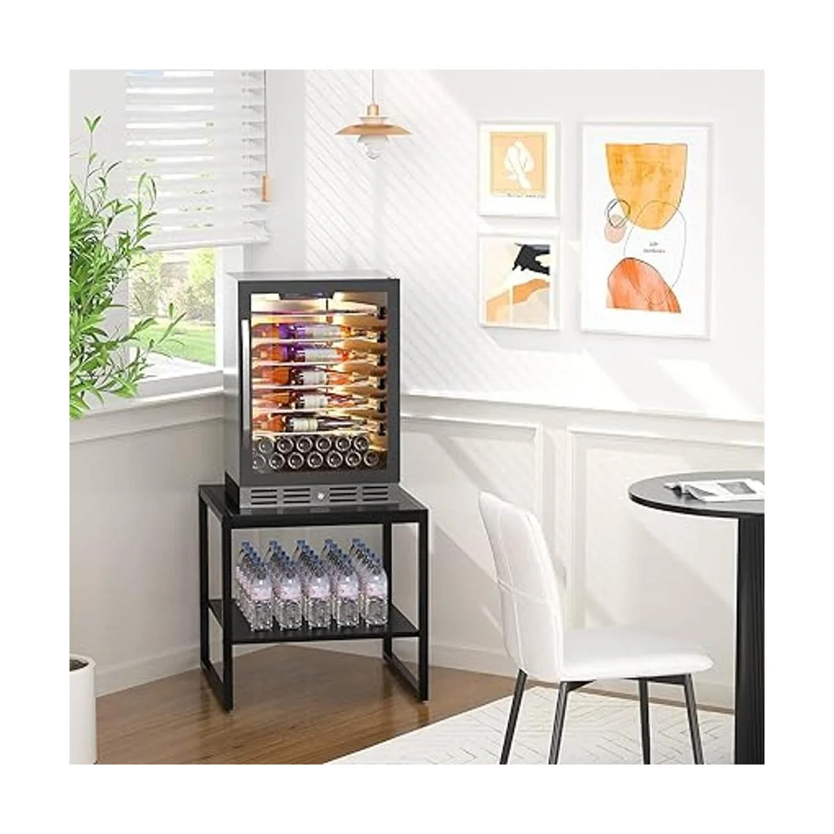 Homieasy Mesa auxiliar mesa auxiliar cuadrada de 20_3